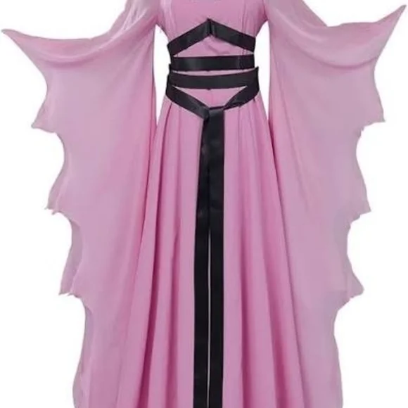 Elegant Lavender Gothic Dress - Picture 7 of 10